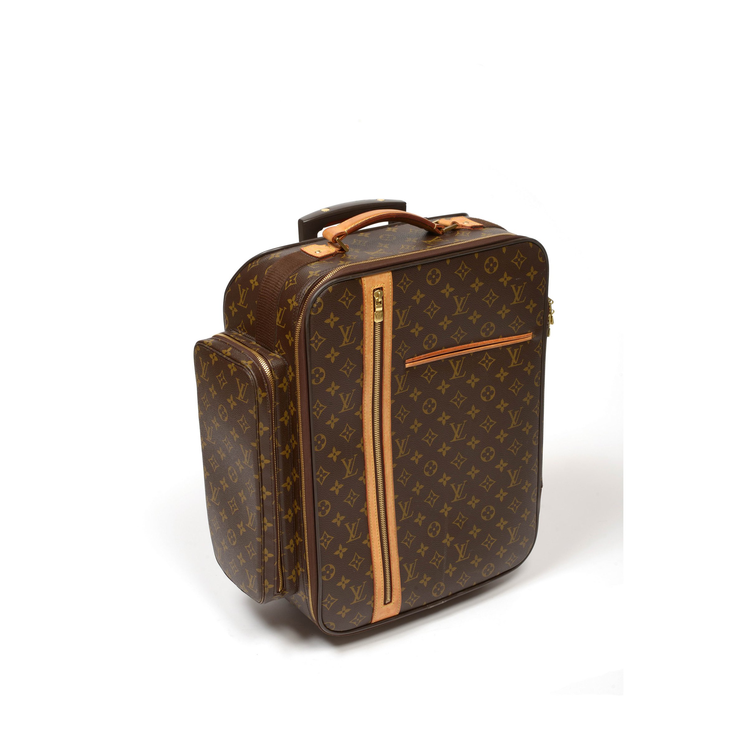 Sold at Auction: Monogram Canvas Rolling Suitcase, Louis Vuitton