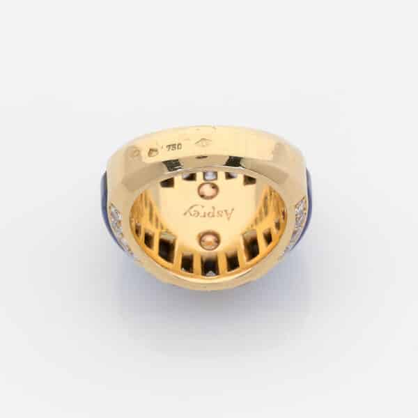 LOT VENDU AVEC FACULTE DE REUNION
ASPREY
BAGUE JONC BOMBE – Image 3