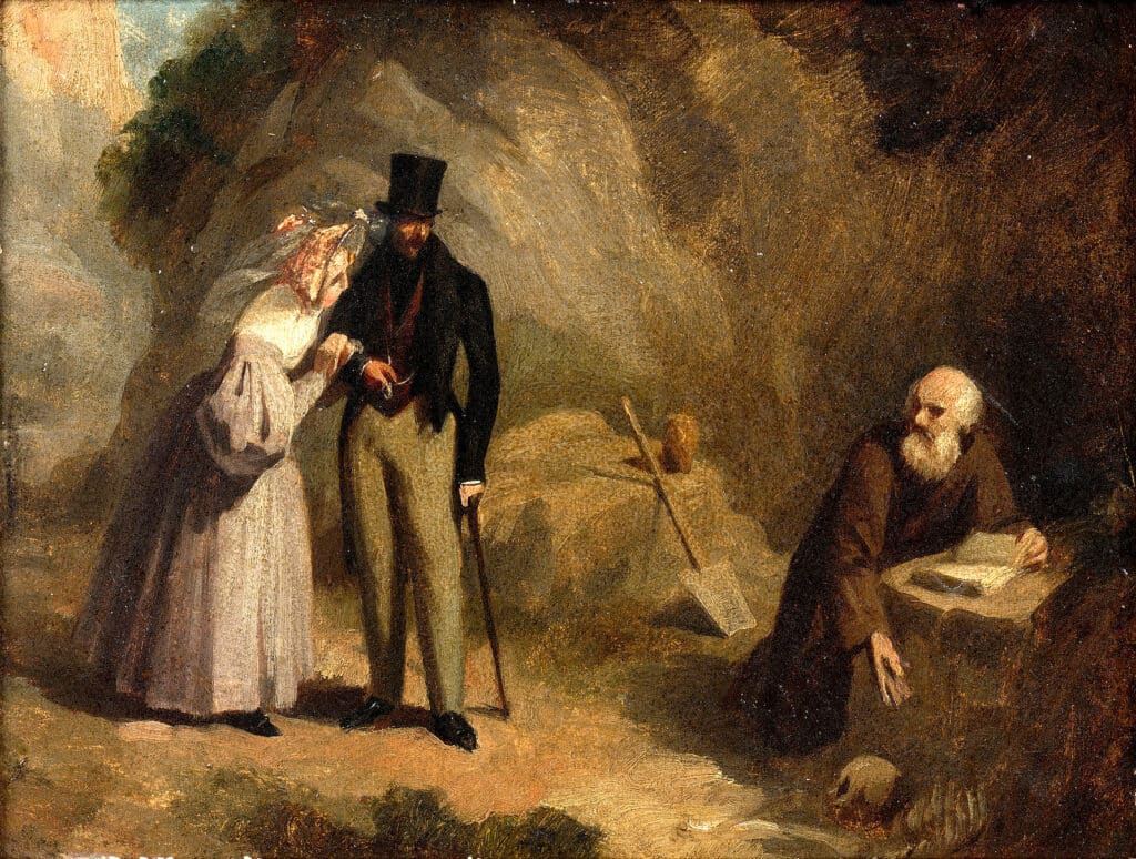 Emile Loubon (1809-1863)
La visite de Saint Antoine
La peinture en Provence