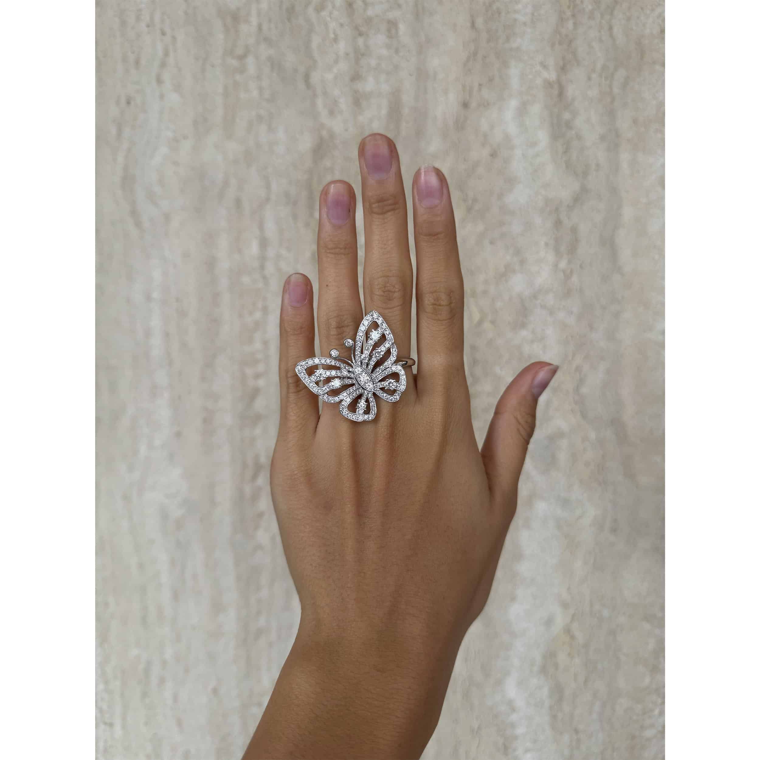 Bague papillon van cleef hotsell